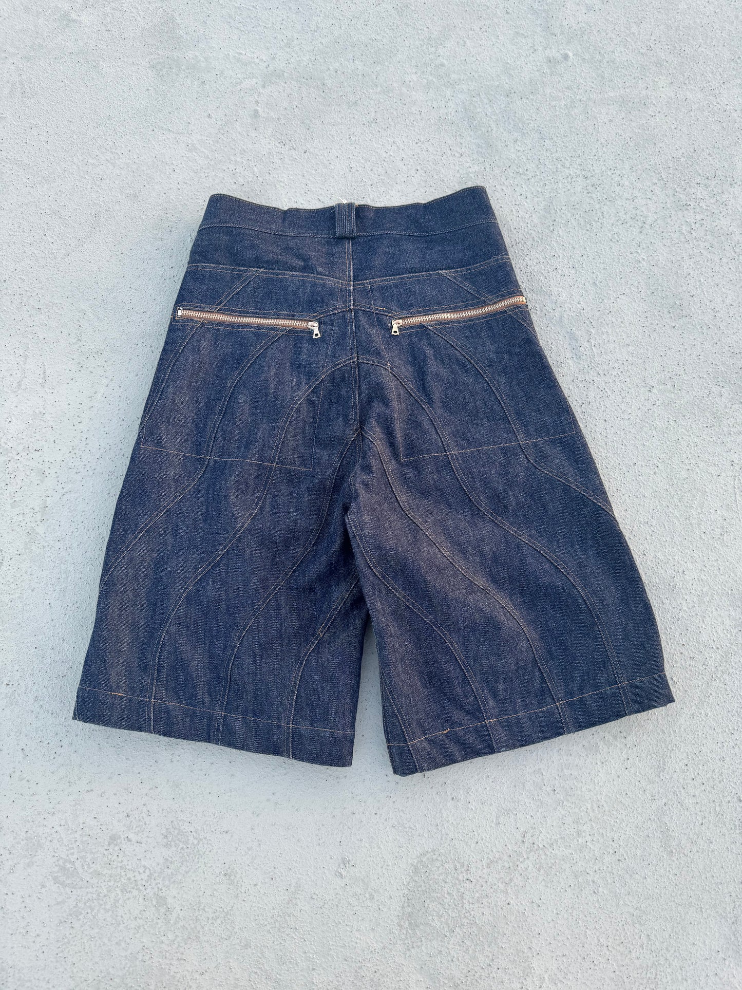 Wavy Denim Jorts