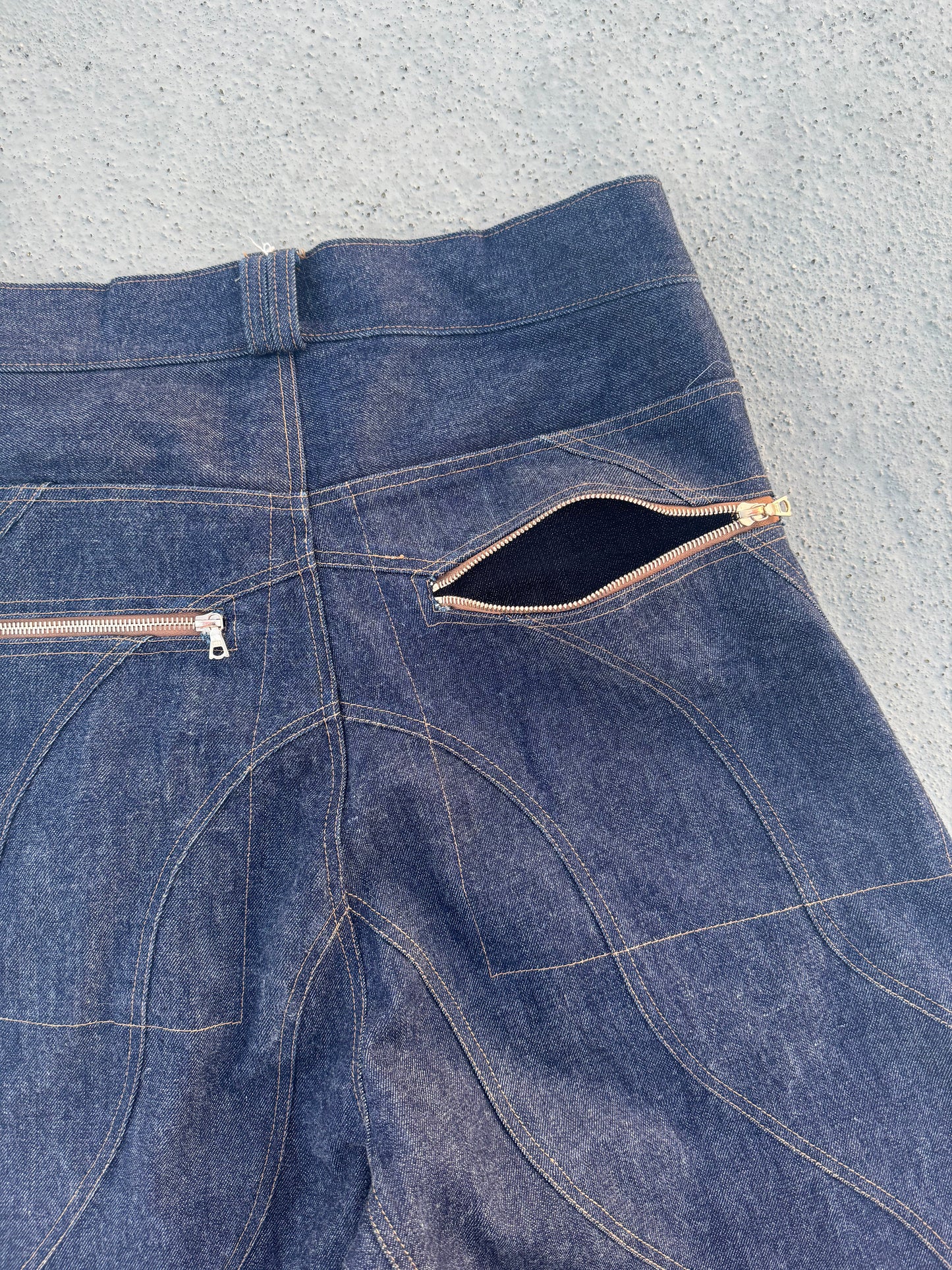 Wavy Denim Jorts