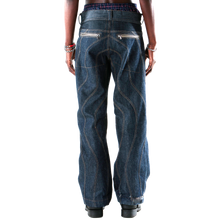 Load image into Gallery viewer, Wavy Denim Pants
