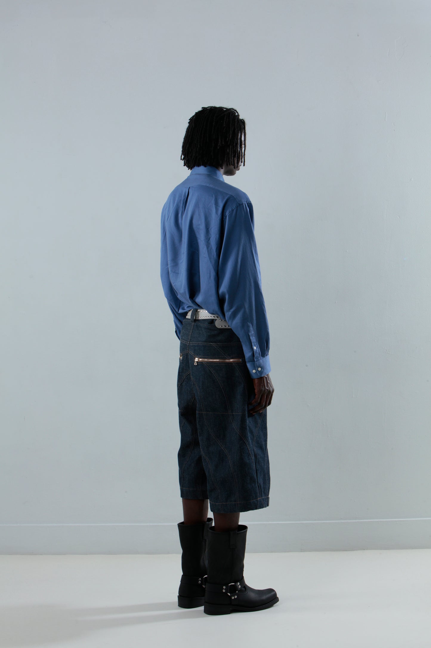 Wavy Denim Jorts