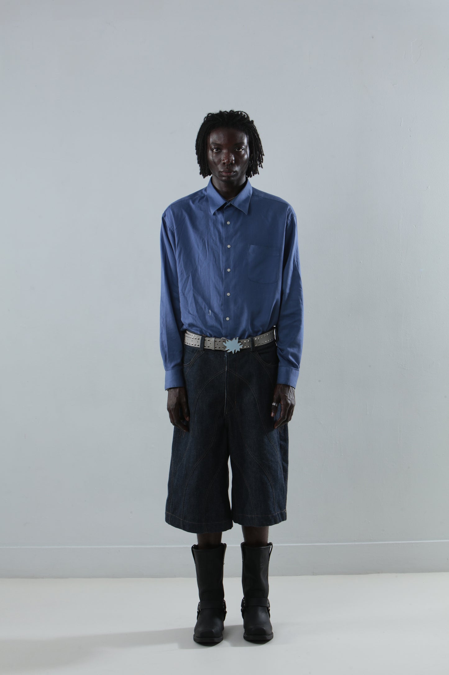 Wavy Denim Jorts