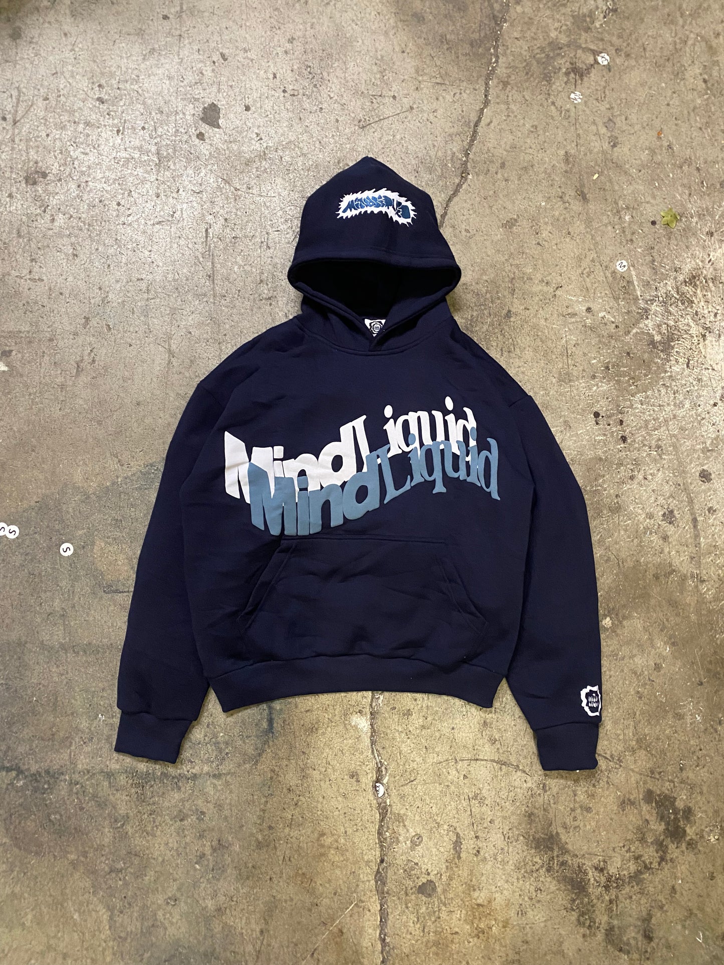 Navy “Transparency” Hoodie