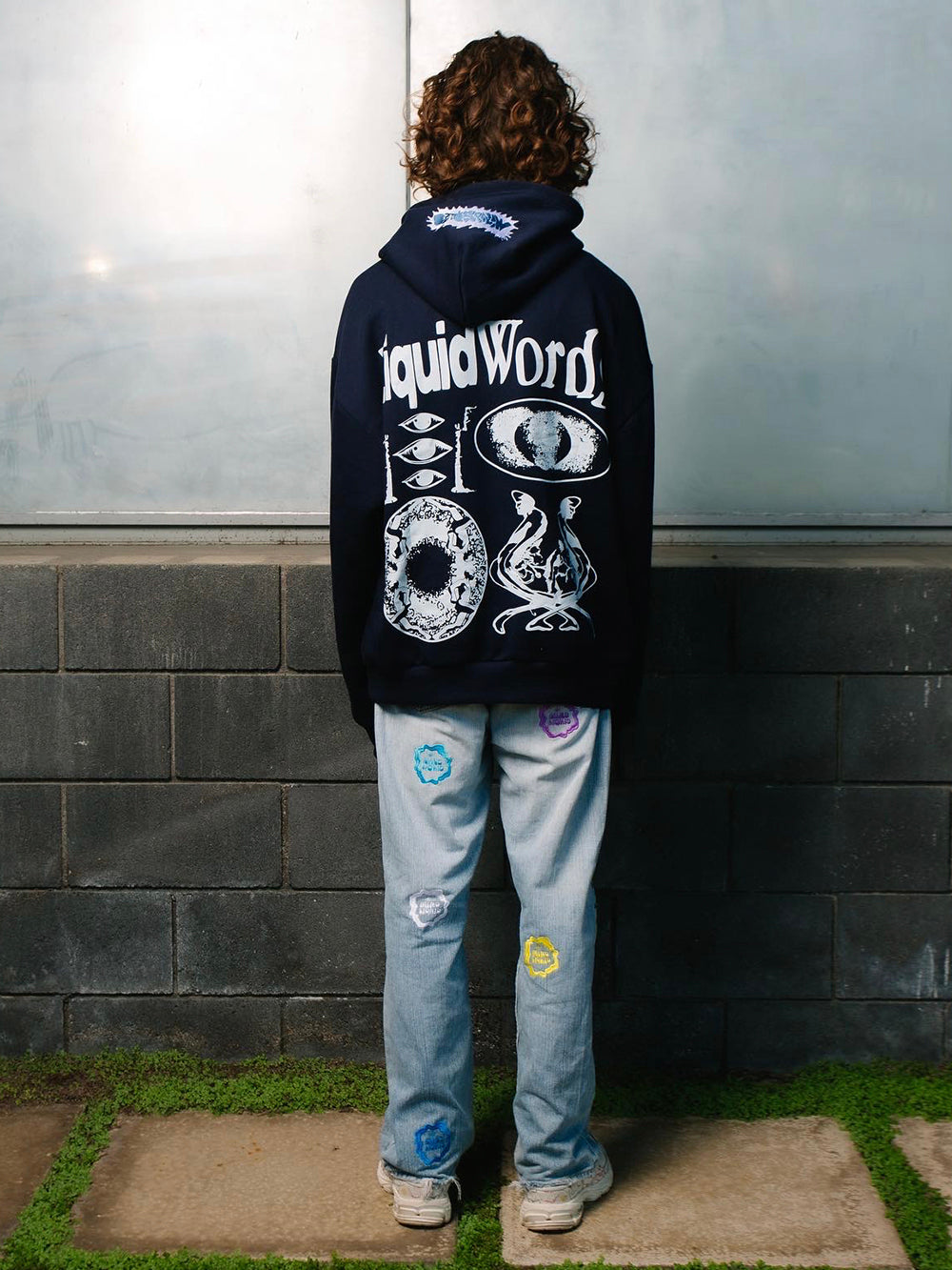 Navy “Transparency” Hoodie