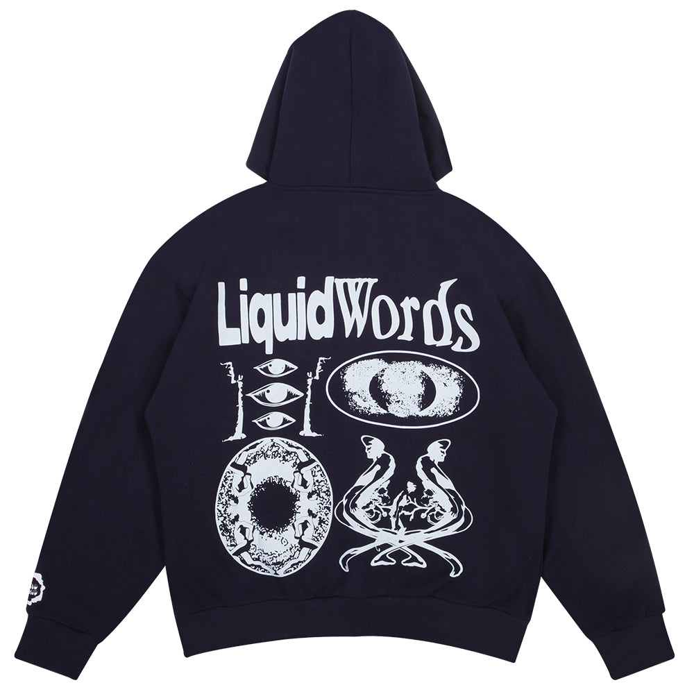 Navy “Transparency” Hoodie