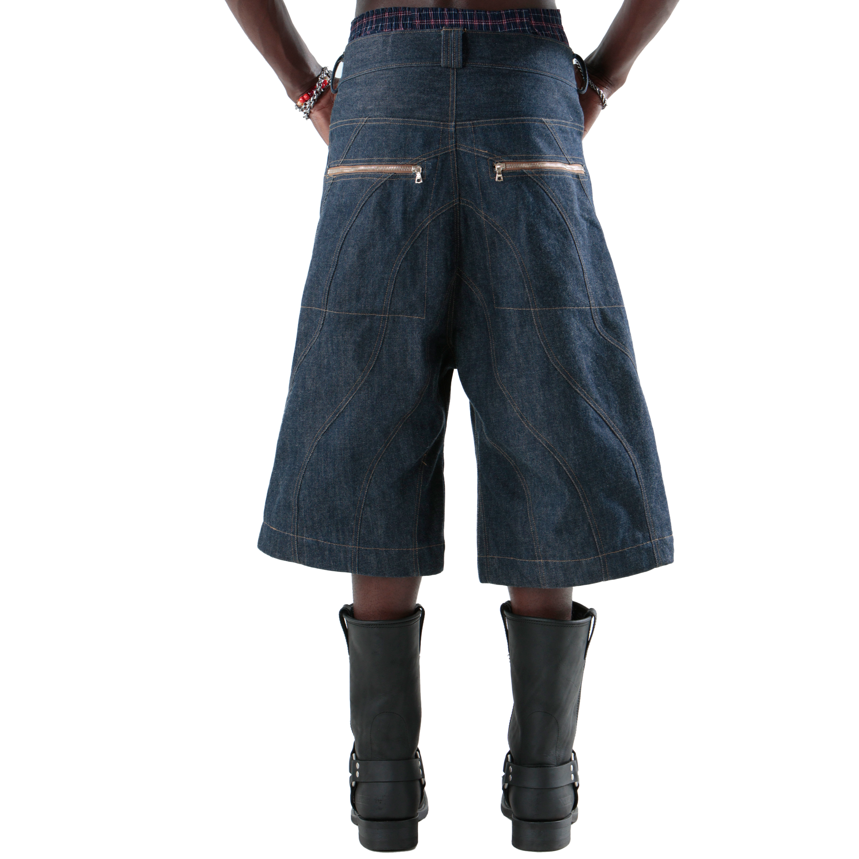 Wavy Denim Jorts