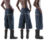 Wavy Denim Jorts