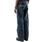 Wavy Denim Pants