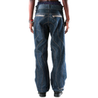 Wavy Denim Pants