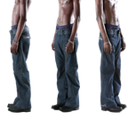 Wavy Denim Pants