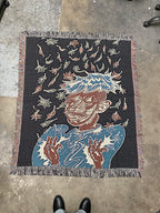 Fall Tapestry Banket (Black)