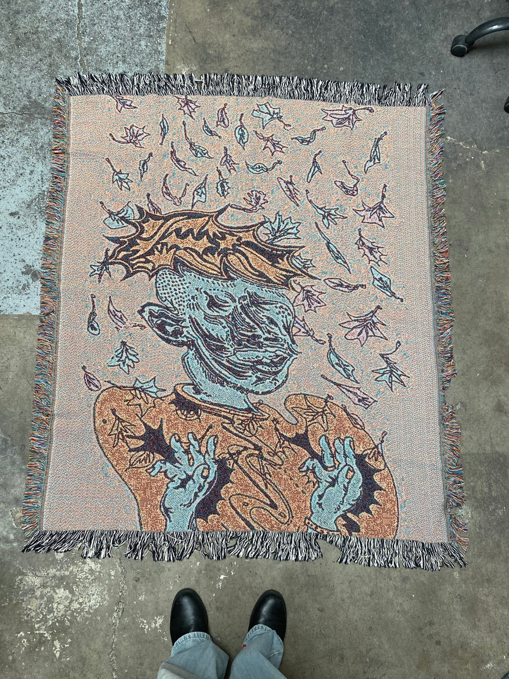 Fall Tapestry Banket (Black)