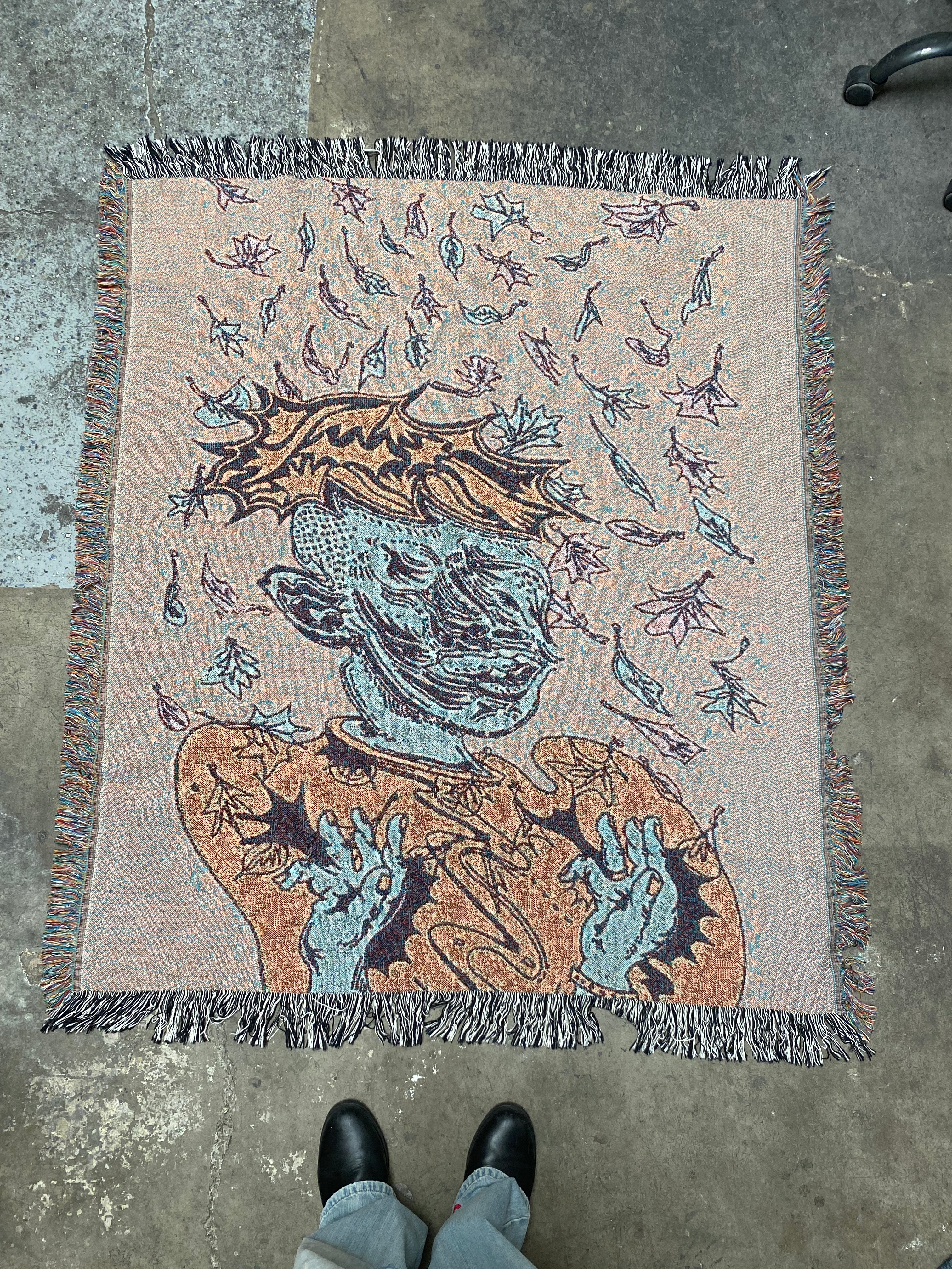 Fall Tapestry Banket (Black)