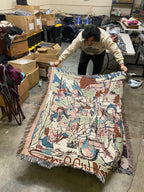 Abstract Tapestry Blanket