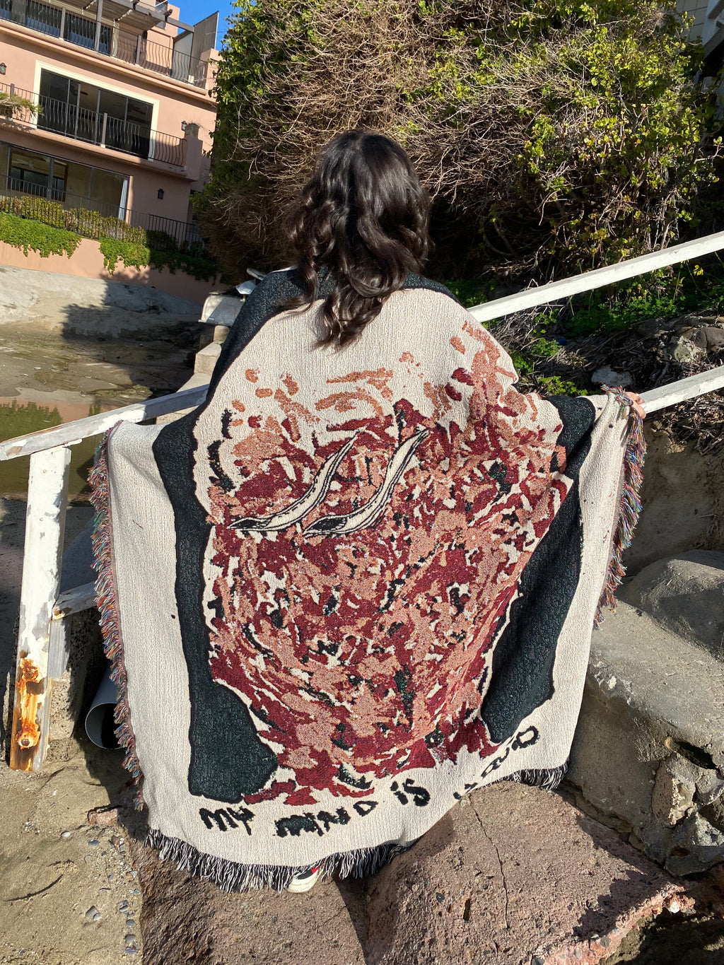 Mind Liquid Tapestey Blanket