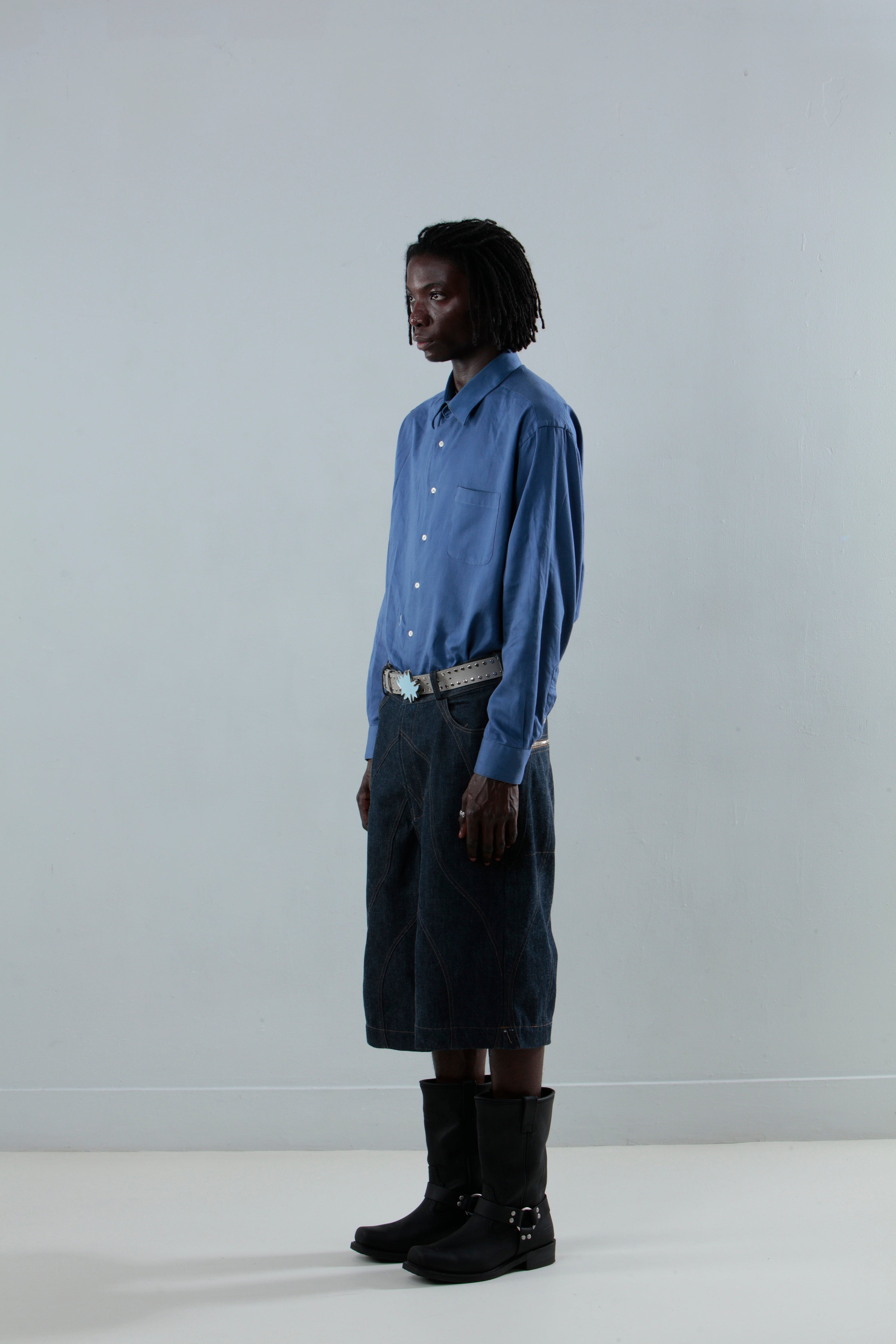 Wavy Denim Jorts