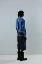 Wavy Denim Jorts