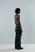 Wavy Denim Pants
