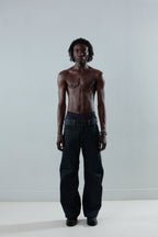 Wavy Denim Pants