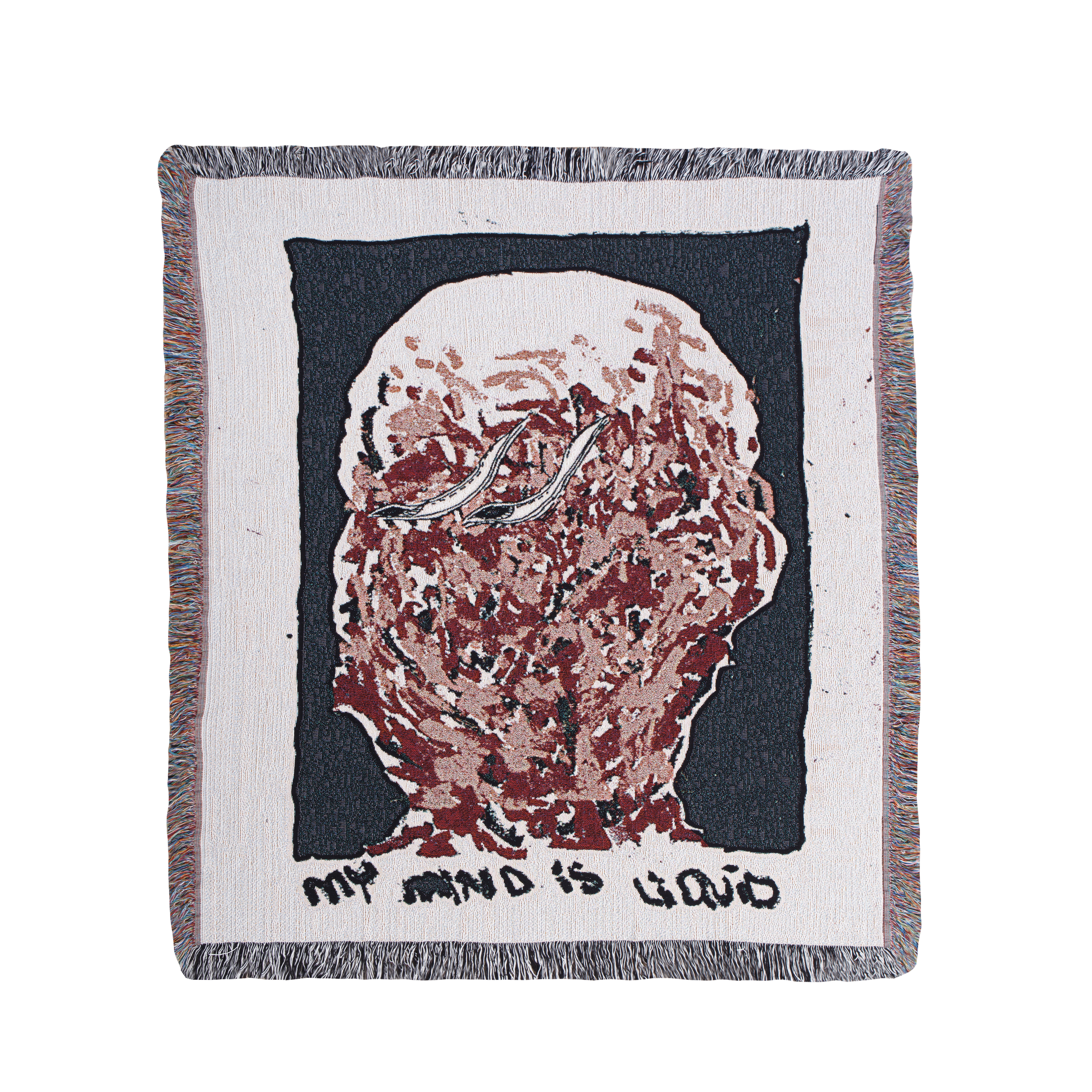 Mind Liquid Tapestey Blanket
