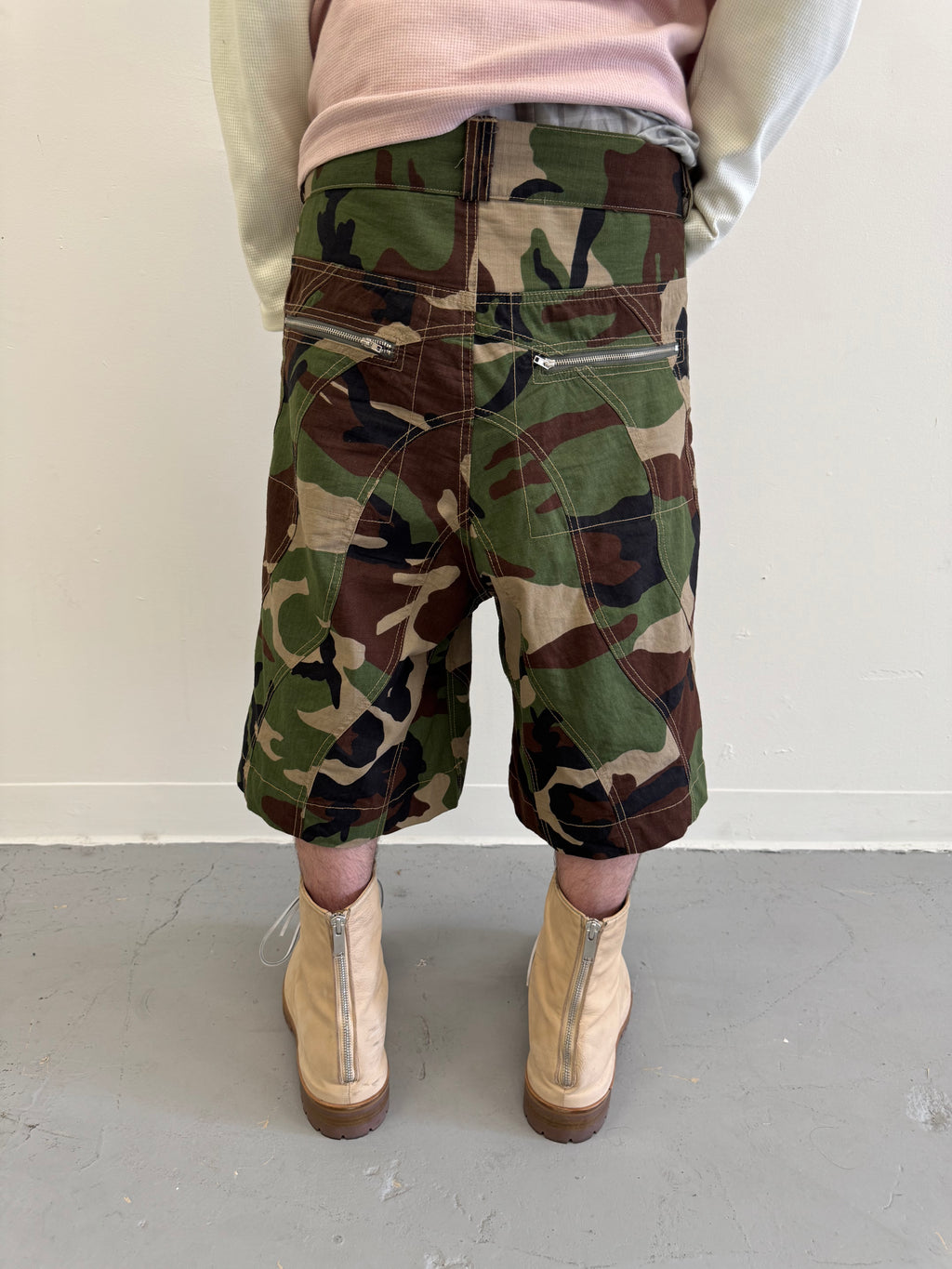 WAVY CAMO JORTS