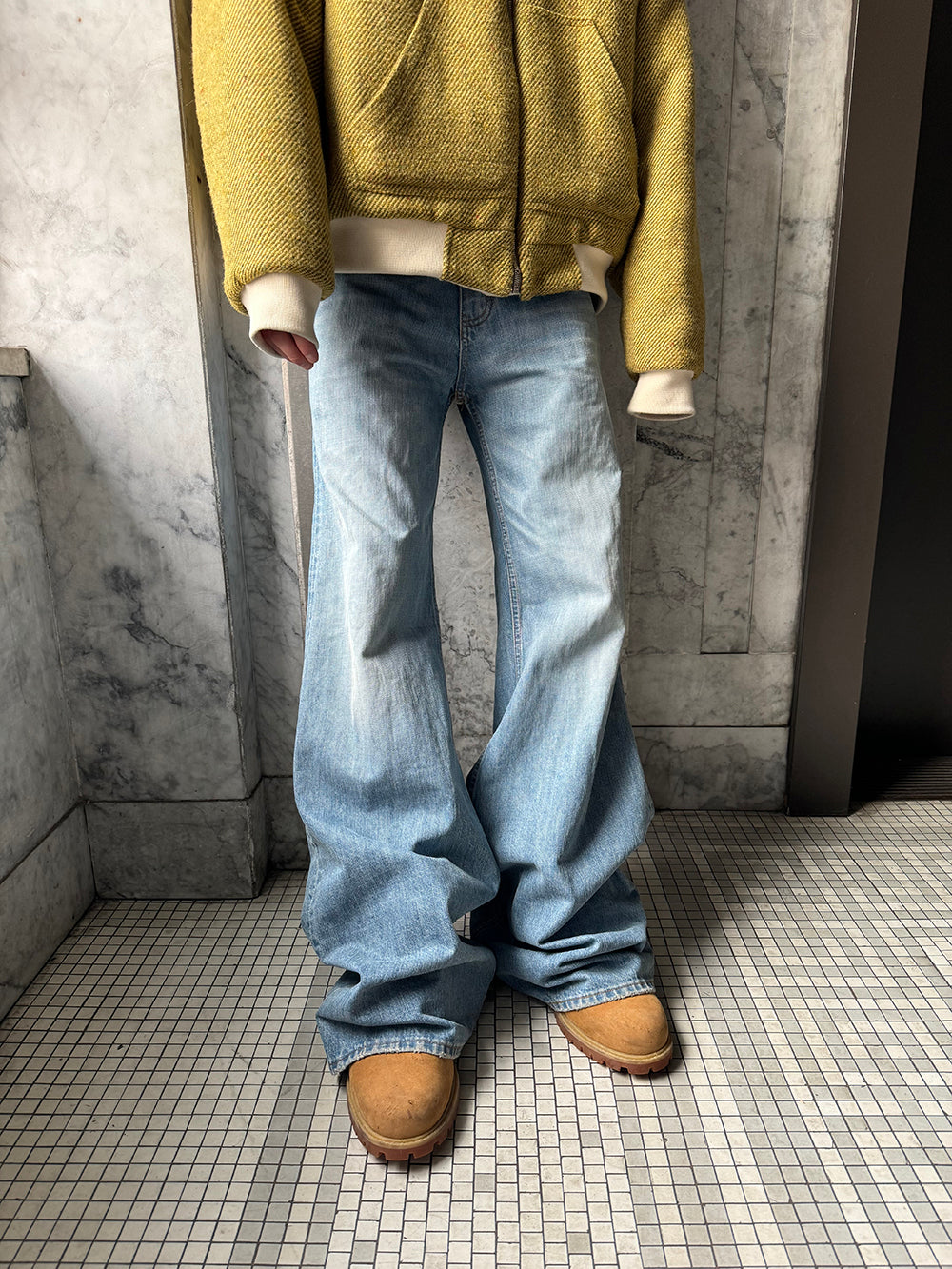 A:M BLUE BAGGY DENIM