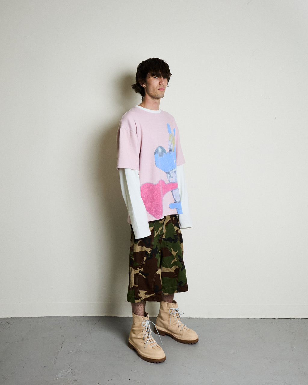 WAVY CAMO JORTS