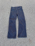 Wavy Denim Pants