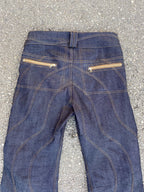 Wavy Denim Pants