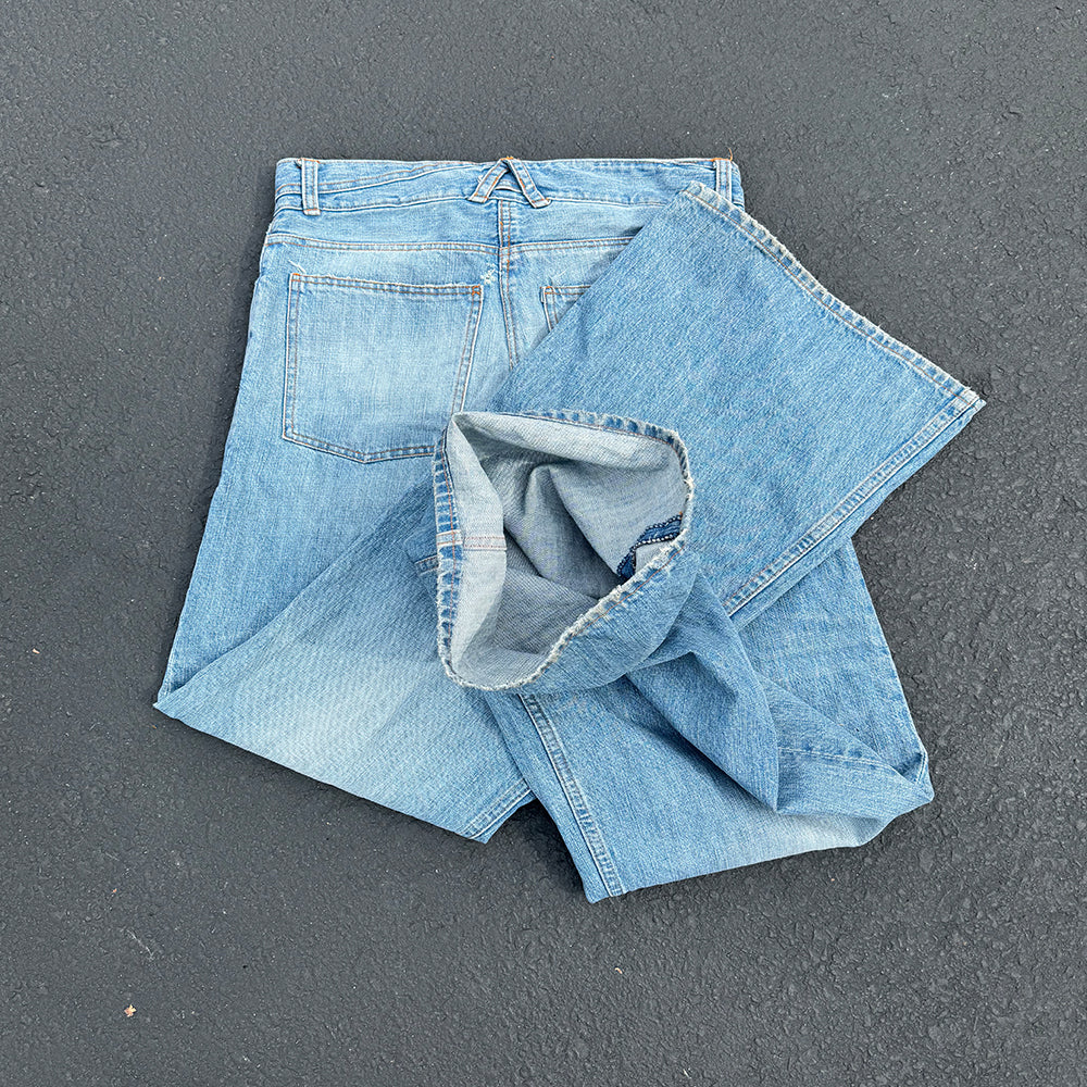 A:M BLUE BAGGY DENIM