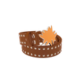 Spiral Belt Orange