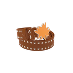 Spiral Belt Orange