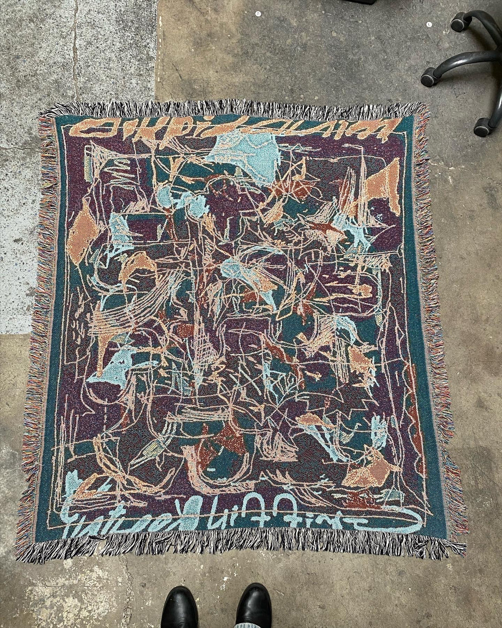 Abstract Tapestry Blanket