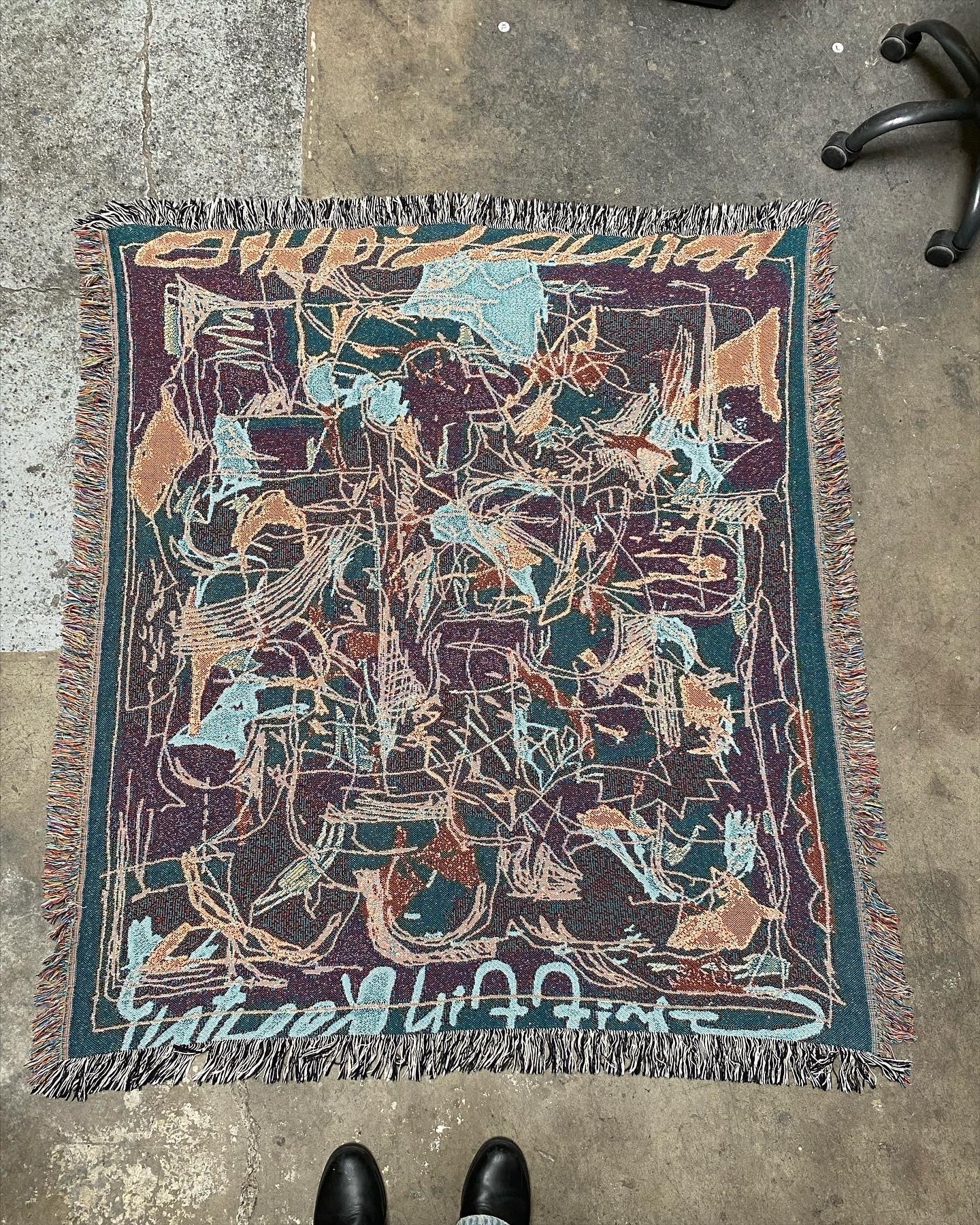 Abstract Tapestry Blanket