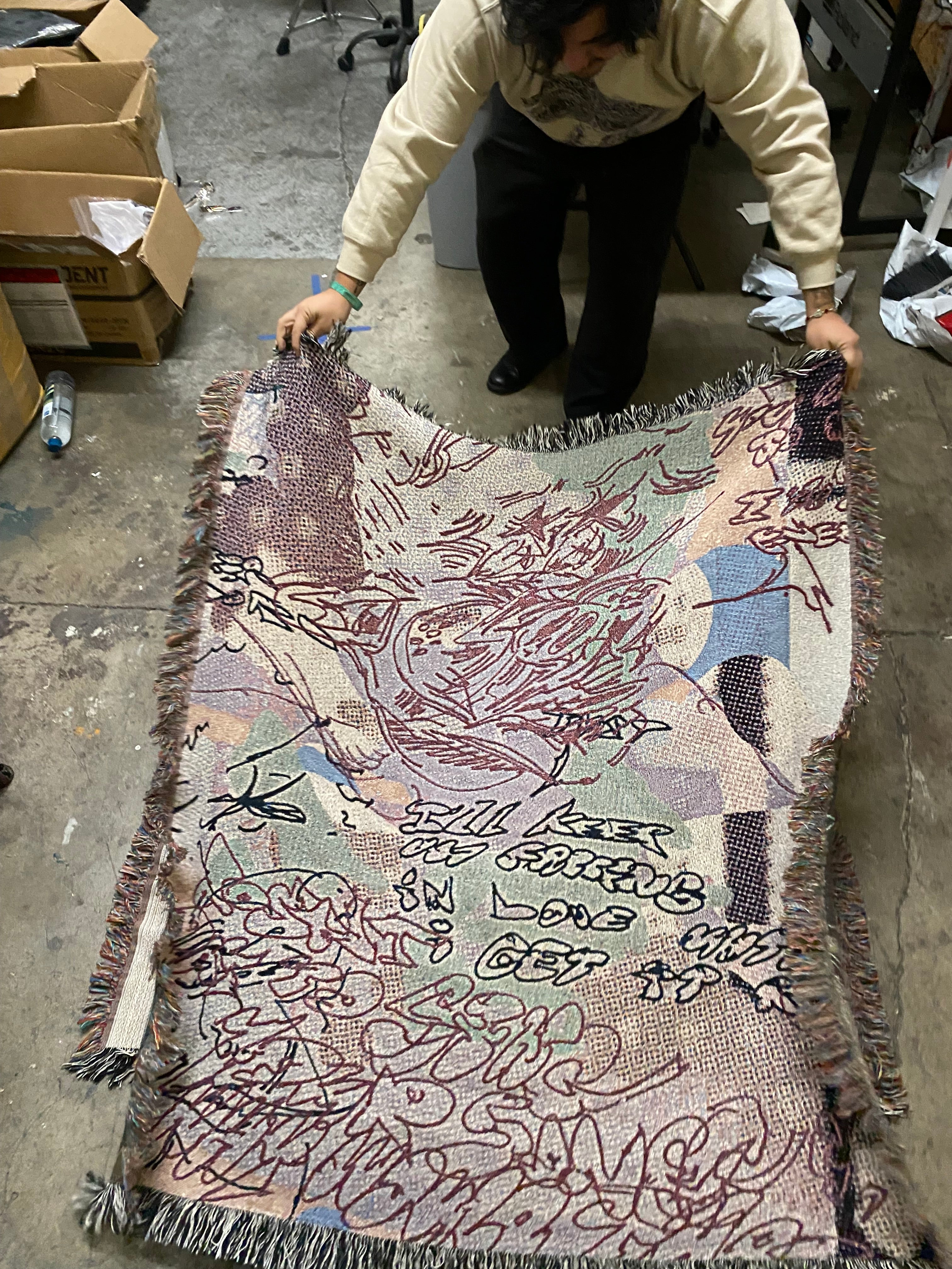 Digital Tapestry Blanket