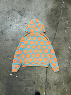 Coral Patchwork Zip