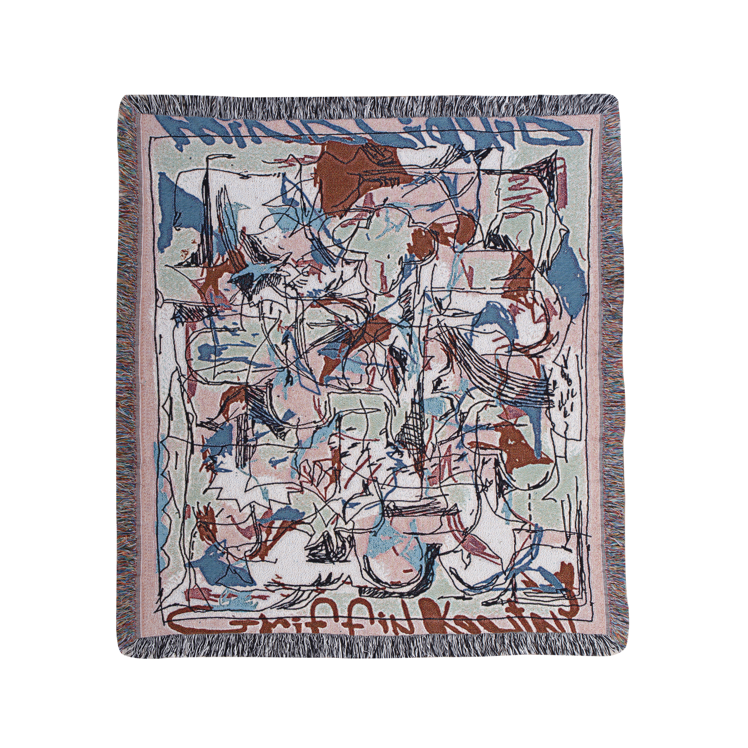 Abstract Tapestry Blanket