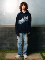 Navy “Transparency” Hoodie