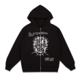 Stop Talking Black Zip Up