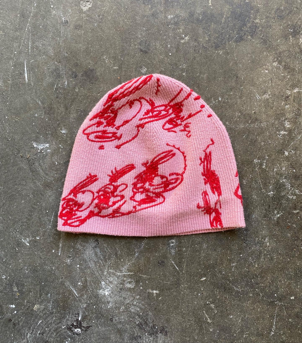 Brain Works Red Beanie