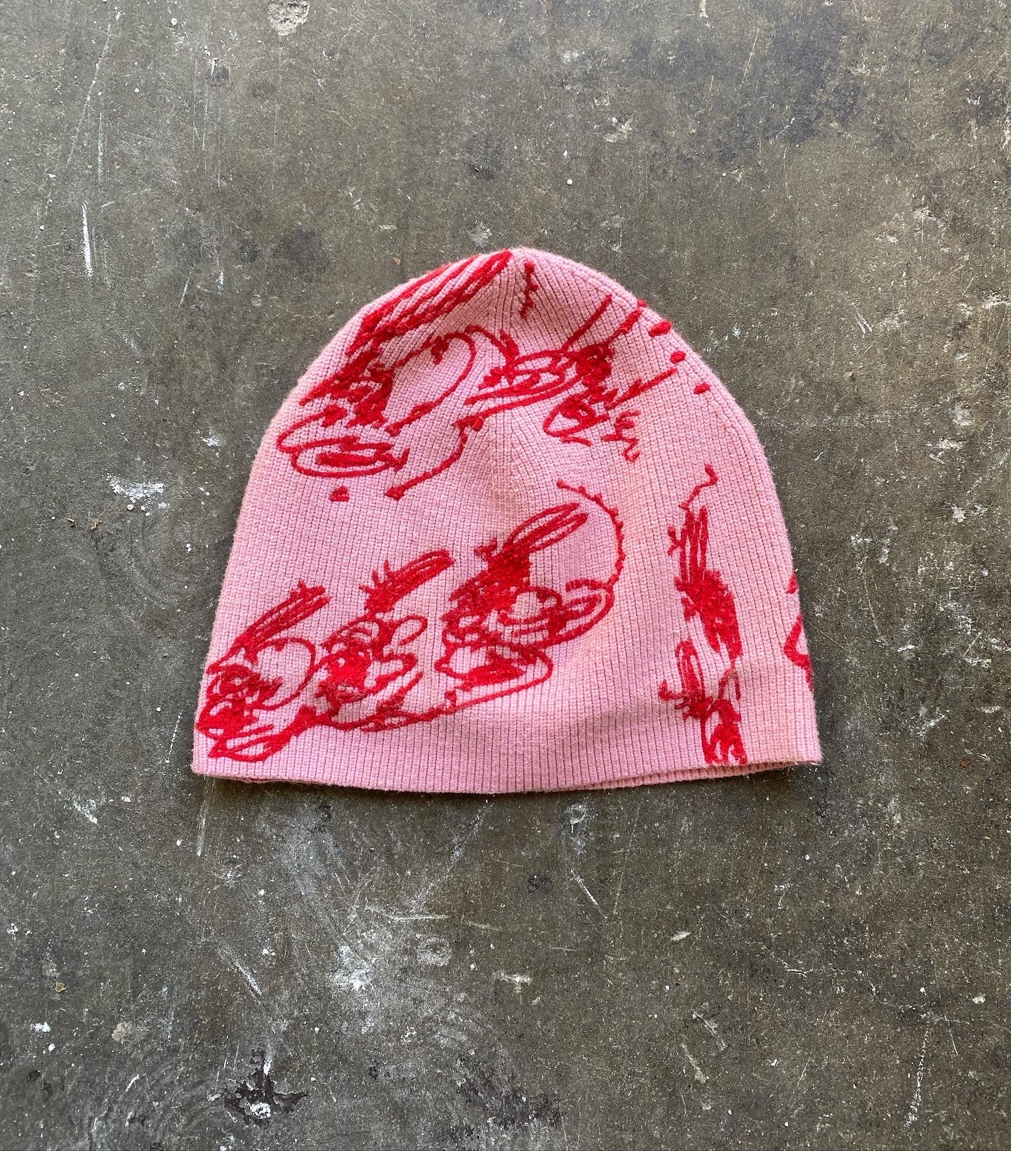 Brain Works Red Beanie