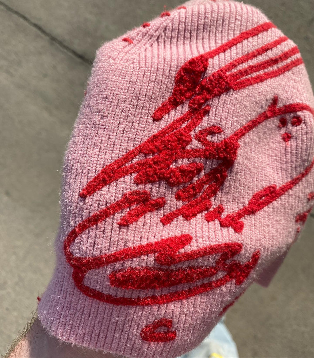Brain Works Red Beanie