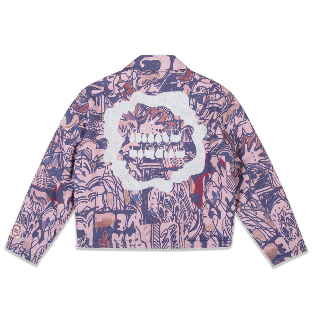 Abstract Denim Jacket