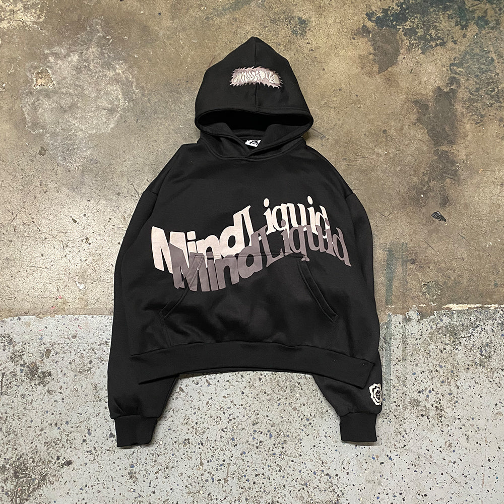 Black “Transparency” Hoodie