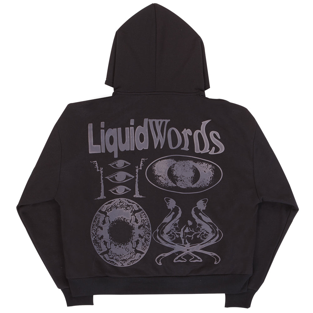 Black “Transparency” Hoodie