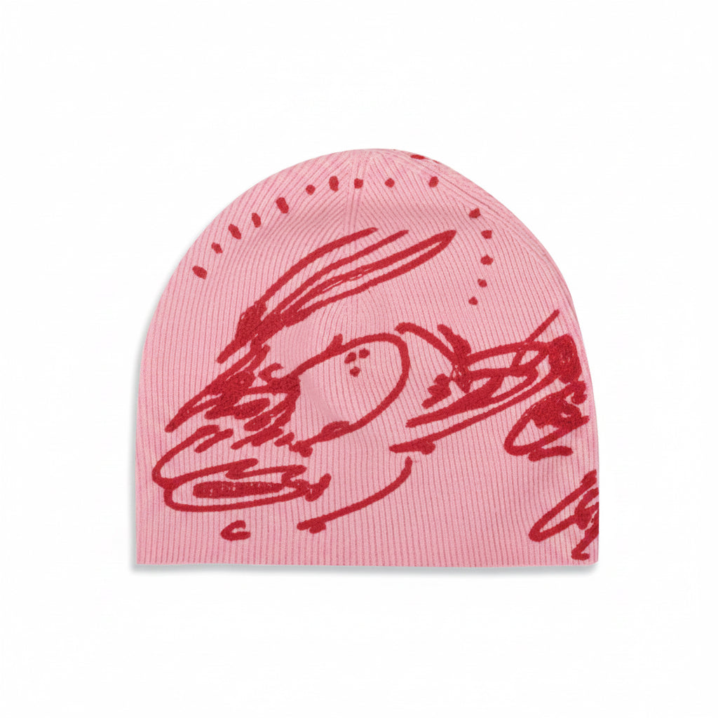 Brain Works Red Beanie