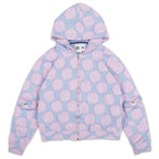 Bubble Gum Patch Work Zip