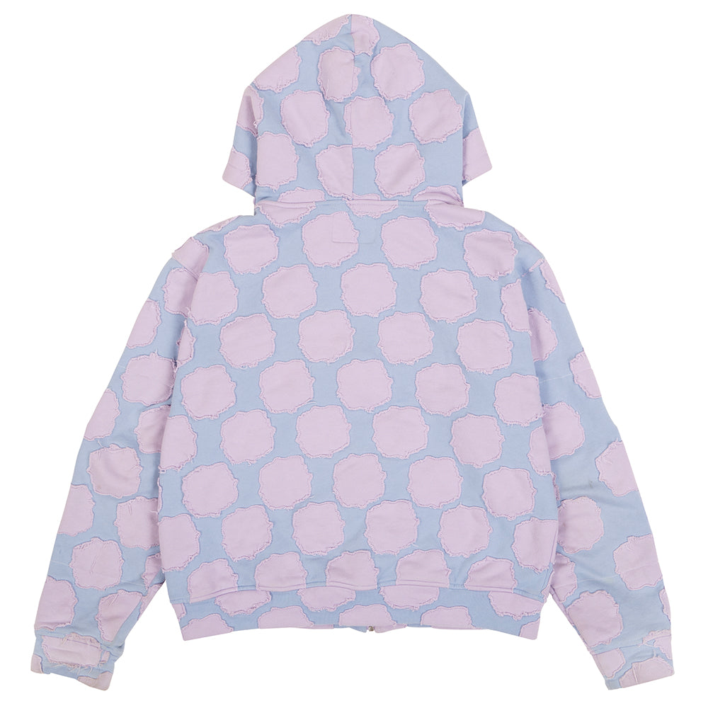 Bubble Gum Patch Work Zip