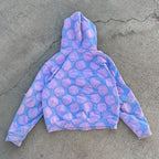 Bubble Gum Patch Work Zip