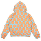 Coral Patchwork Zip
