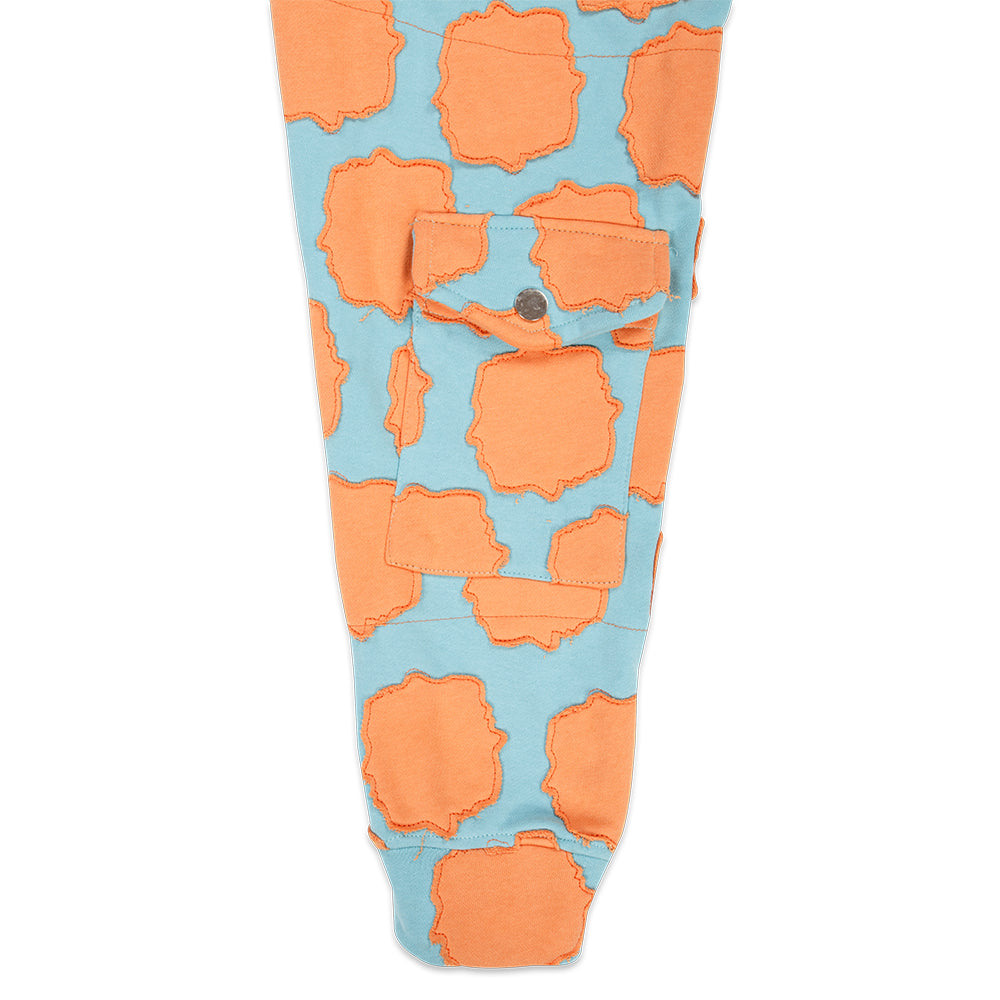 Coral Patchwork Zip